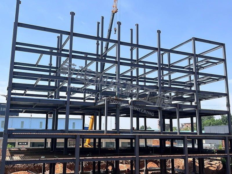 钢结构办公楼施工