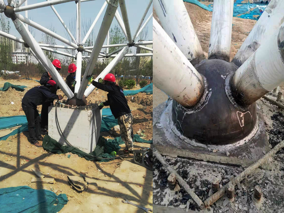 郑州青少年公园网架造型