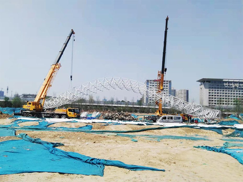 郑州青少年公园网架造型