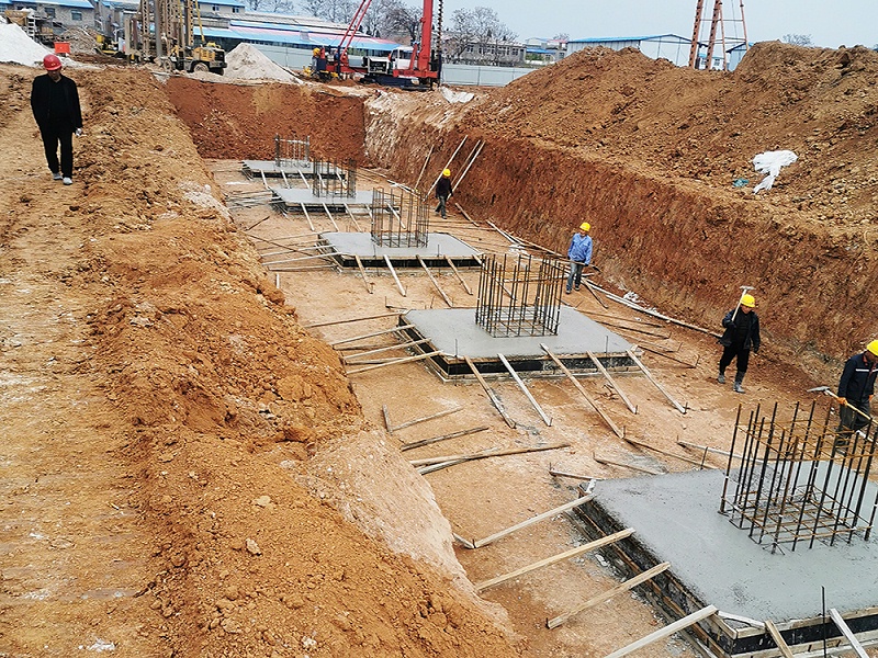 基础承台浇筑网