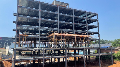 蔚蓝钢构百科：多层钢结构框架和混凝土结构的稳定性相比较