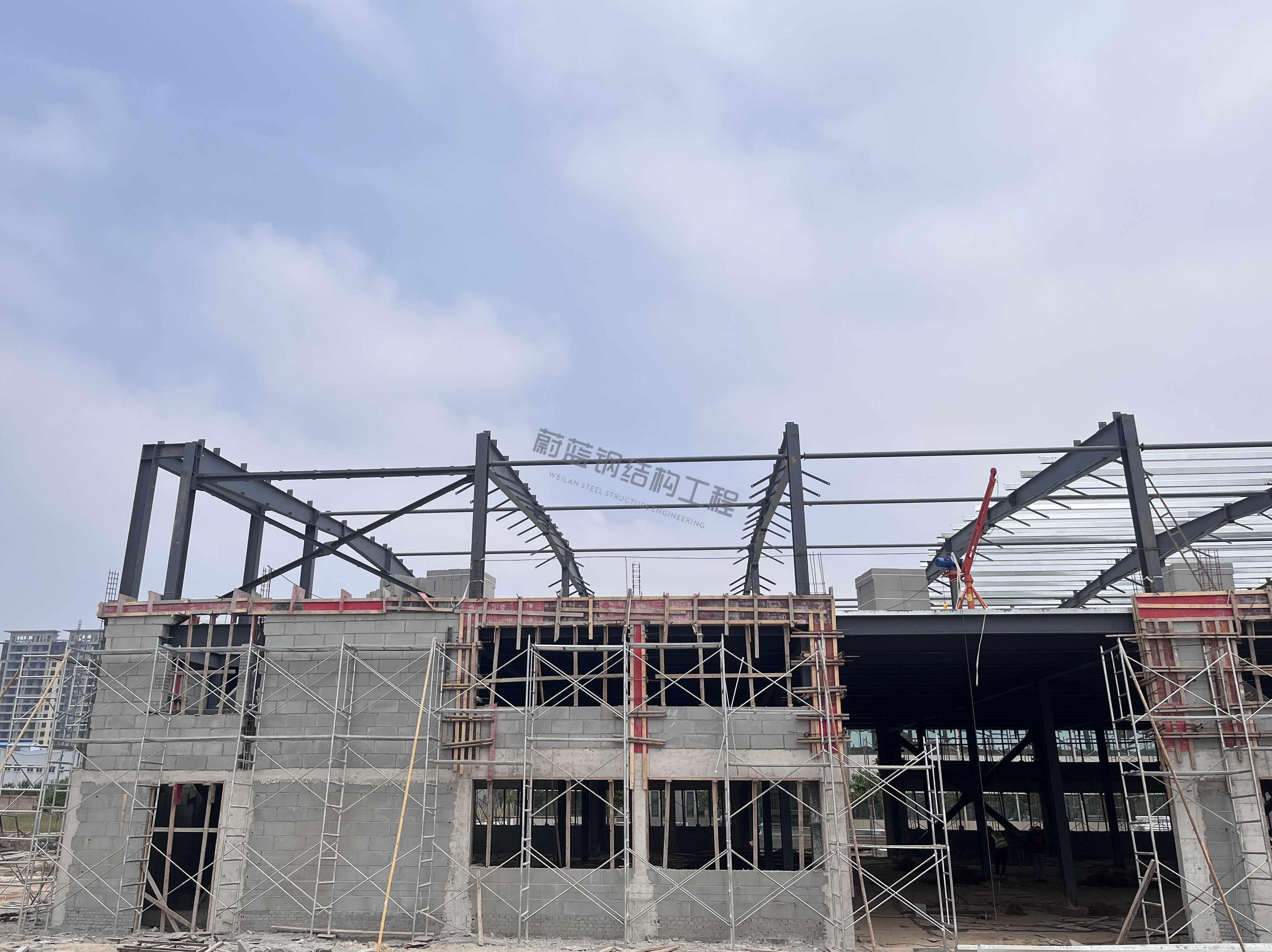 钢结构两层车间